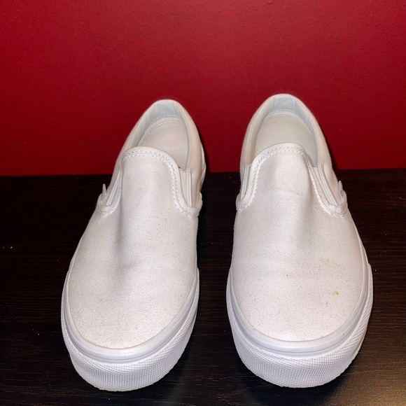ladies white vans size 6